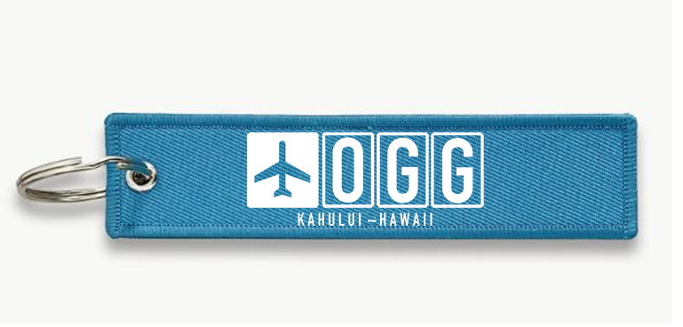 OGG AIRPORT KEY CHAIN