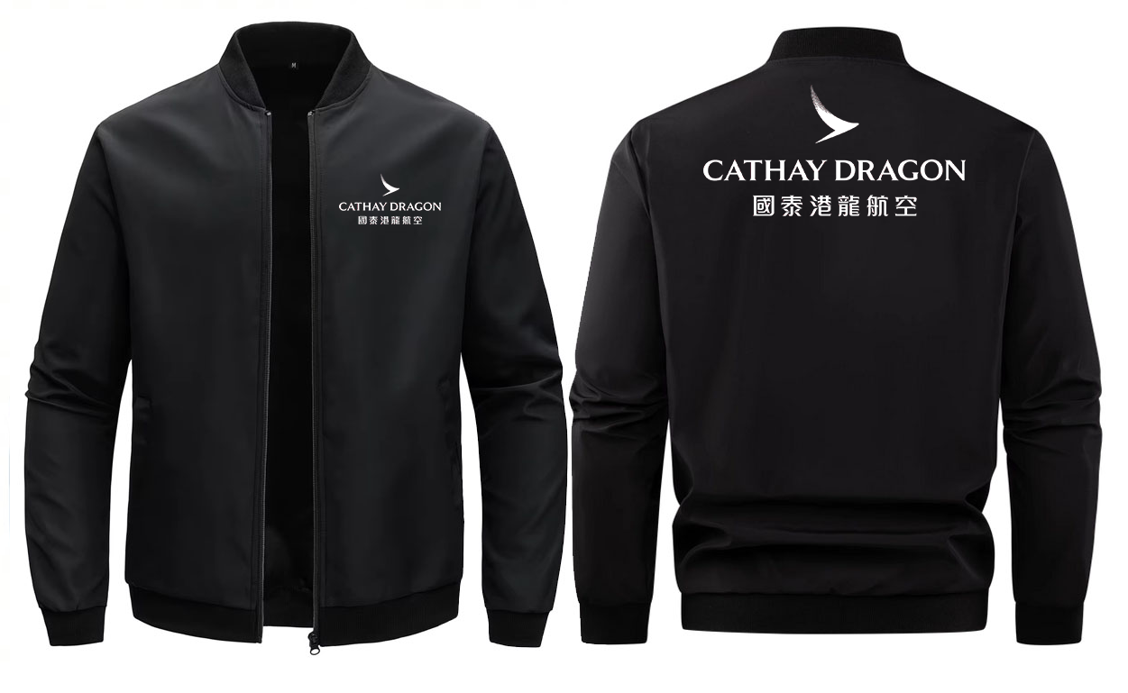 CATHAY DRAGON LOOSE SOLID COLOR JACKET