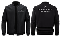 Thumbnail for CATHAY DRAGON LOOSE SOLID COLOR JACKET