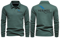 Thumbnail for HERMES AIRPORT LONG SLEEVE  POLO