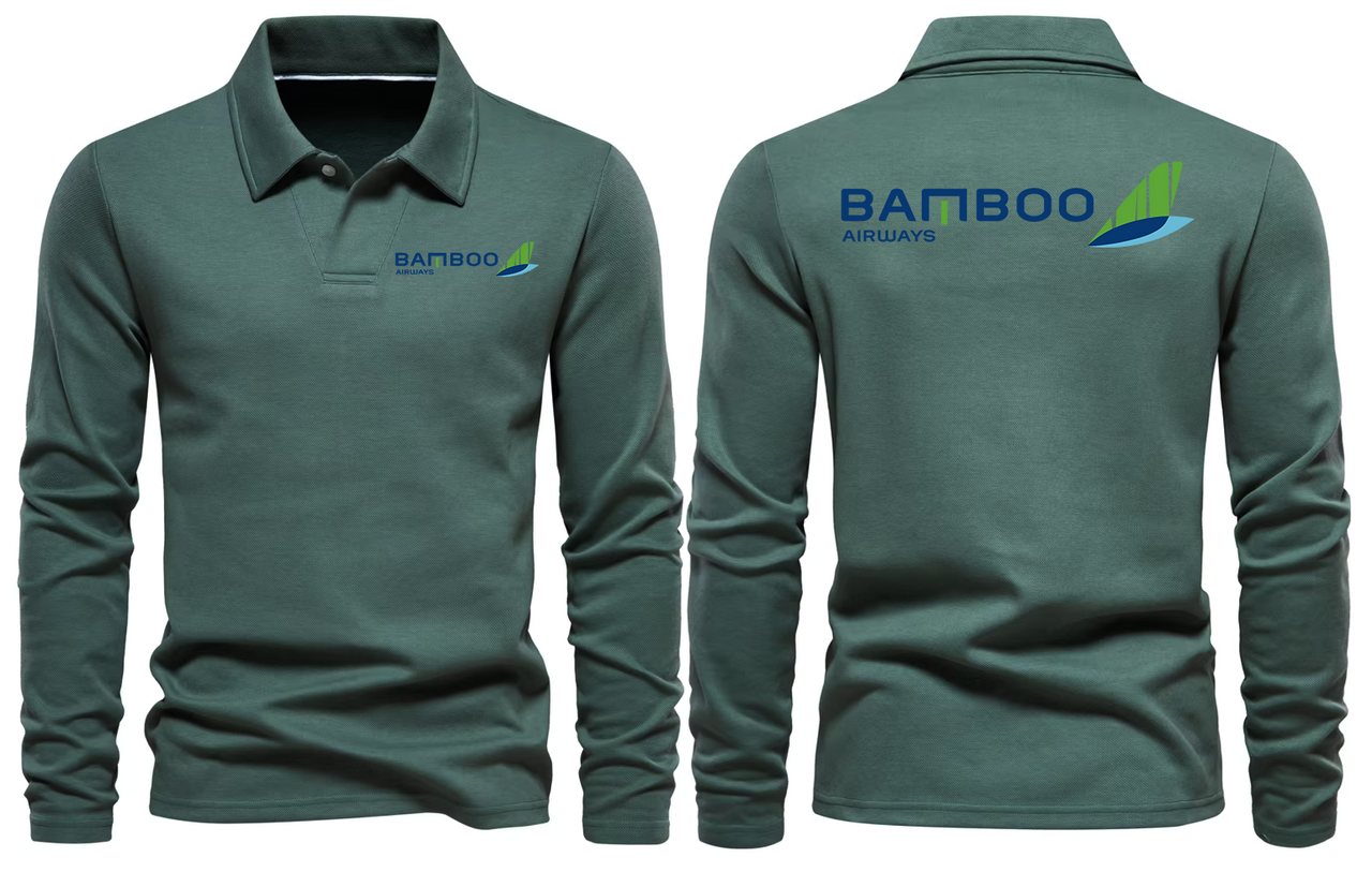 BAMBOO AIRWAYS LONG SLEEVE  POLO
