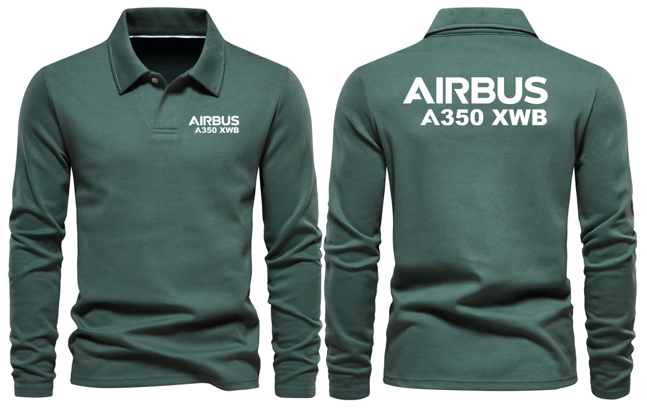 AIRBUS A350 WXB  LONG SLEEVE  POLO