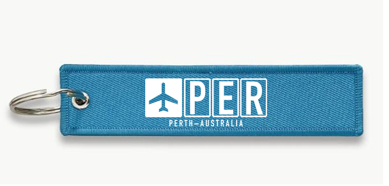 PER AIRPORT KEY CHAIN