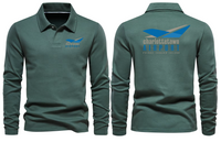 Thumbnail for CHARLATTETWON AIRPORT LONG SLEEVE  POLO