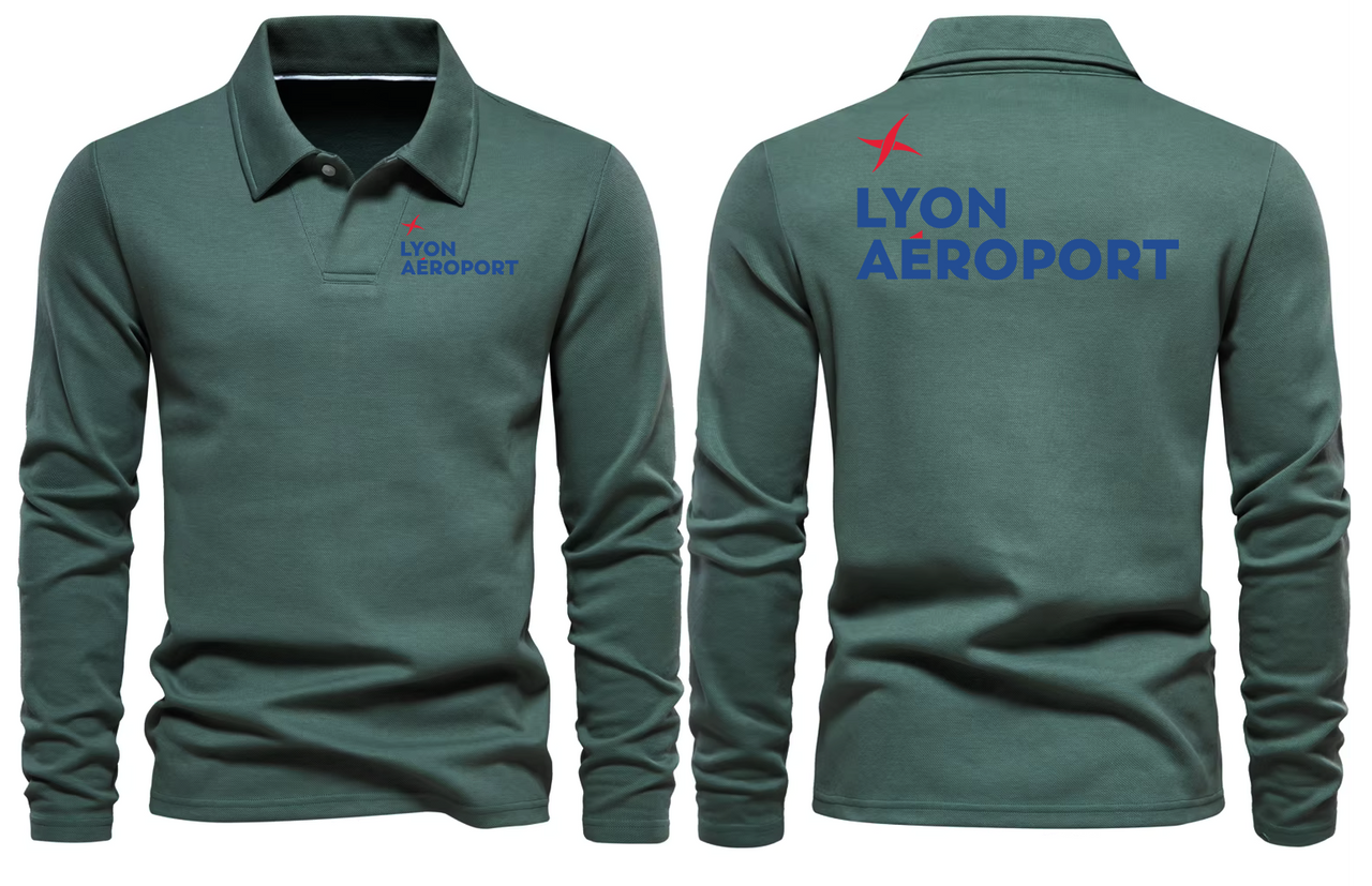 LYON AIRPORT LONG SLEEVE  POLO