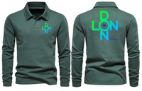 Thumbnail for LONDON AIRPORT LONG SLEEVE  POLO