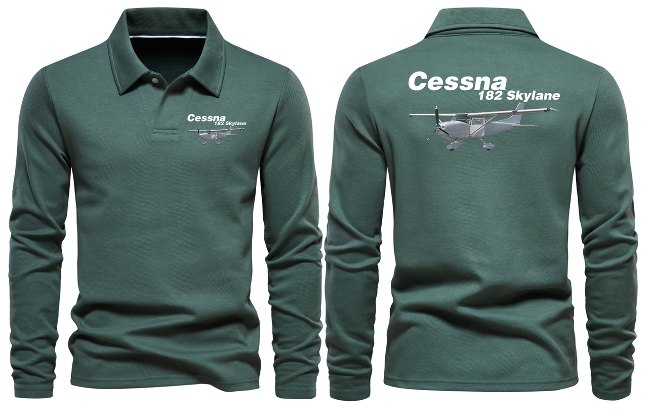 CESSNA 182 LONG SLEEVE  POLO