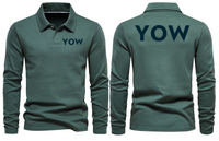 Thumbnail for YOW AIRPORT LONG SLEEVE  POLO