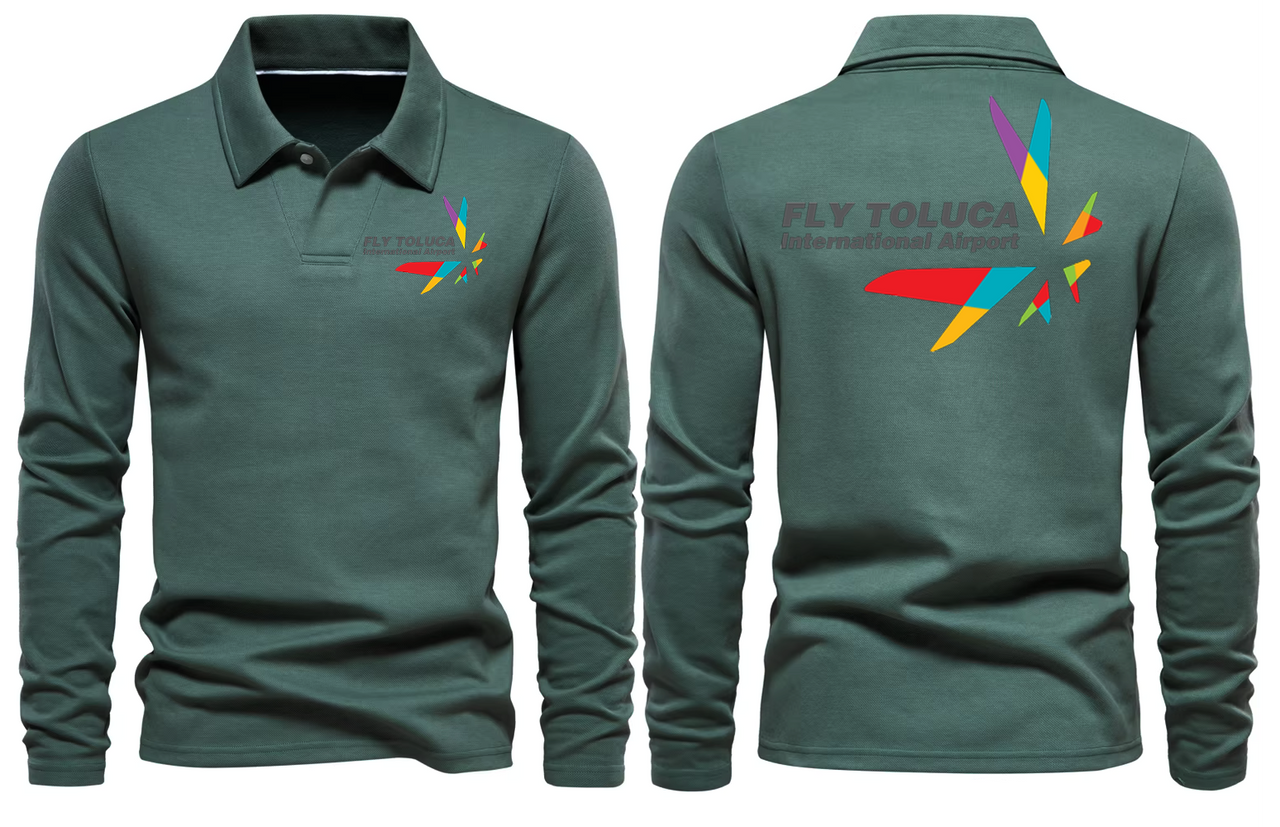 TOLUCA AIRPORT LONG SLEEVE  POLO