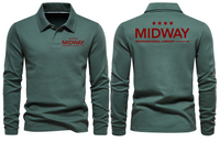 Thumbnail for MIDWAY AIRPORT LONG SLEEVE  POLO