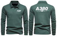 Thumbnail for AIRBUS A380 LONG SLEEVE  POLO