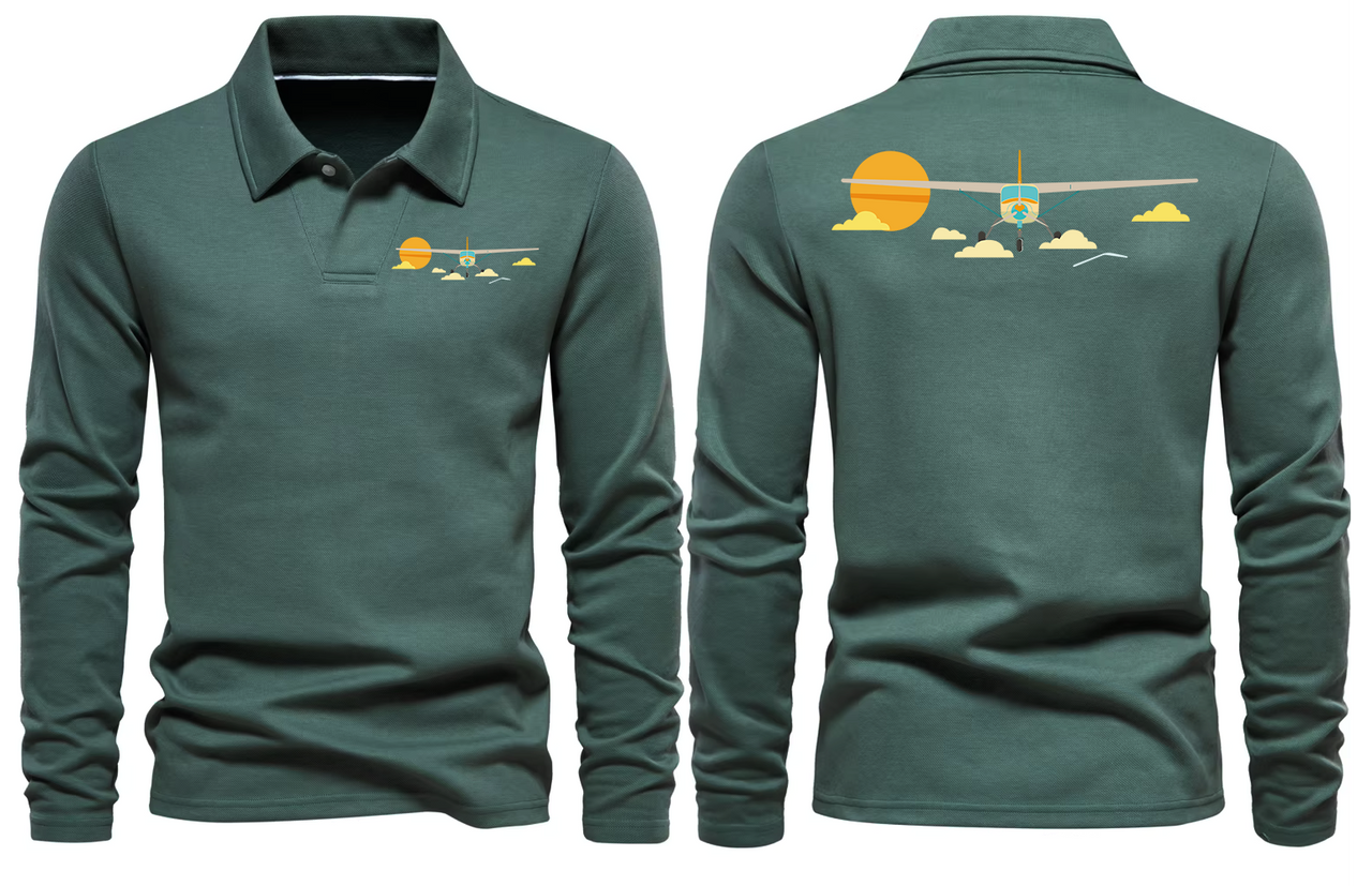 CESSNA LONG SLEEVE  POLO