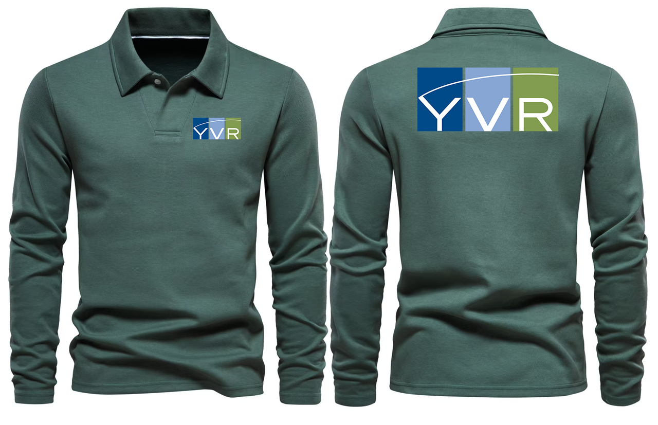 YVR AIRPORT LONG SLEEVE  POLO