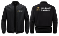 Thumbnail for SAUDIA AIR LOOSE SOLID COLOR JACKET