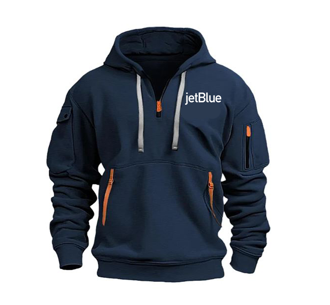 JETBLUE AIRLINE HOODED JACKET PULLOVER