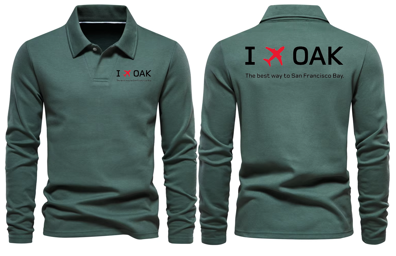 SAN FRANCO AIRPORT LONG SLEEVE  POLO
