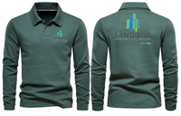 Thumbnail for SANDIEGO AIRPORT LONG SLEEVE  POLO