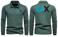 Thumbnail for LAX AIRPORT LONG SLEEVE  POLO