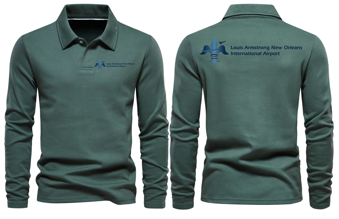 ORLANS AIRPORT LONG SLEEVE  POLO
