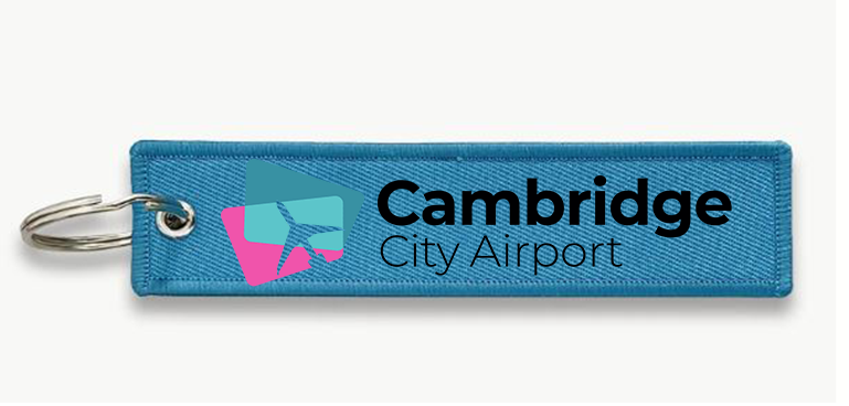 CAMBRIDGE AIRPORT KEY CHAIN