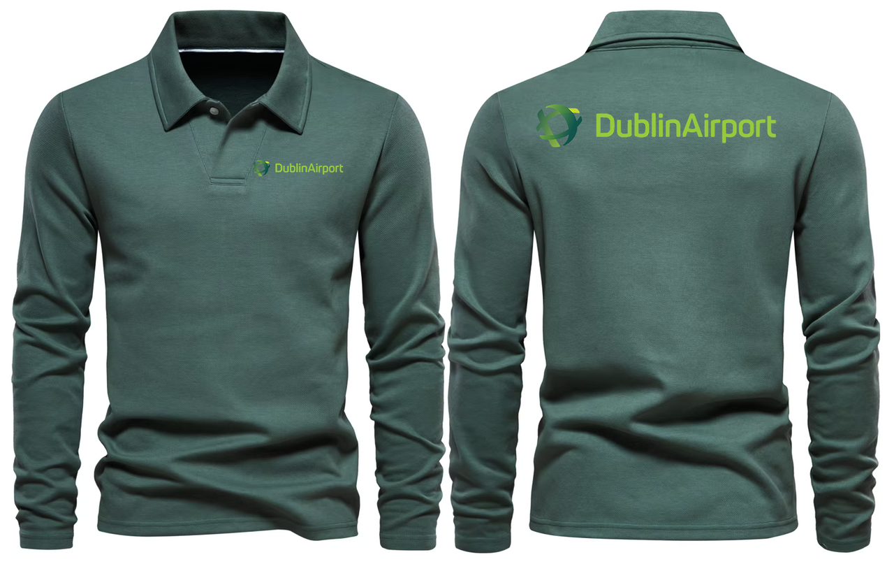 DUBLIN AIRPORT LONG SLEEVE  POLO