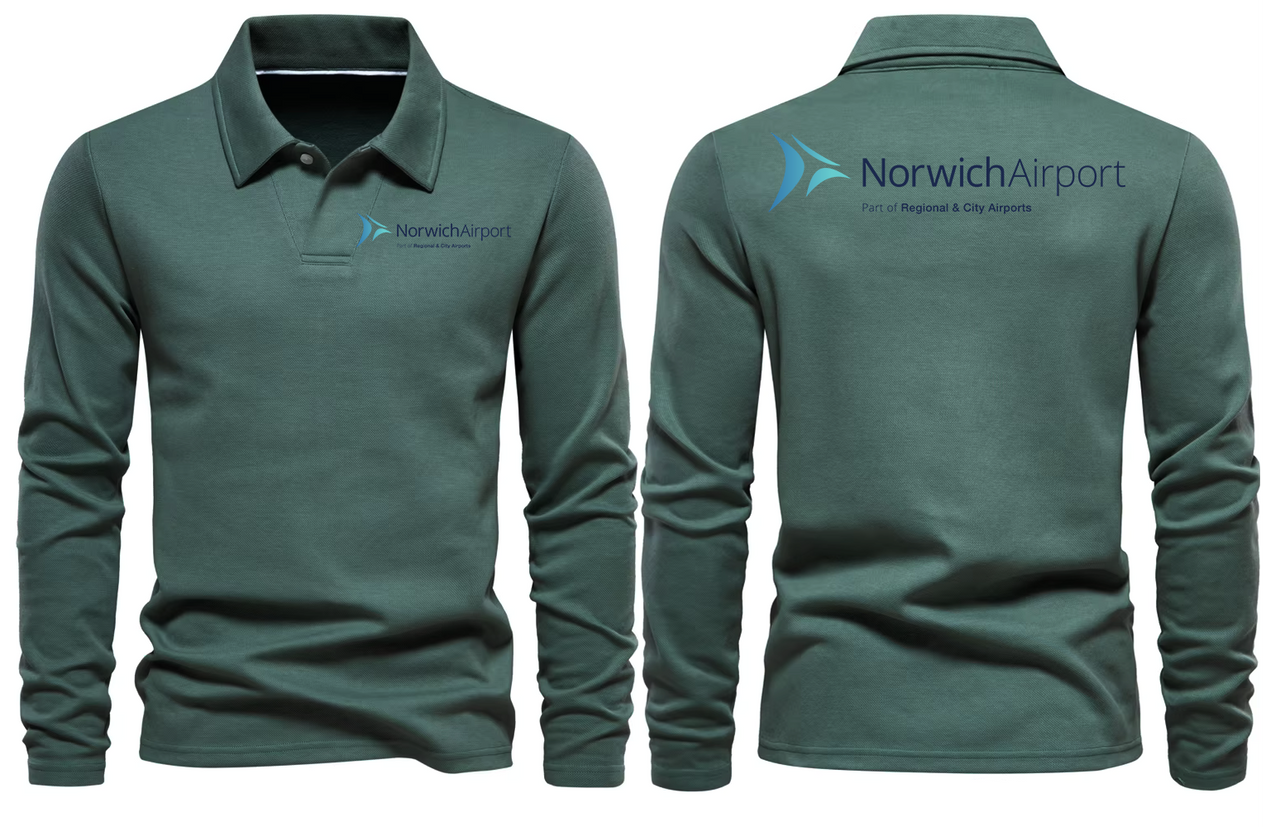 NORWICH AIRPORT LONG SLEEVE  POLO