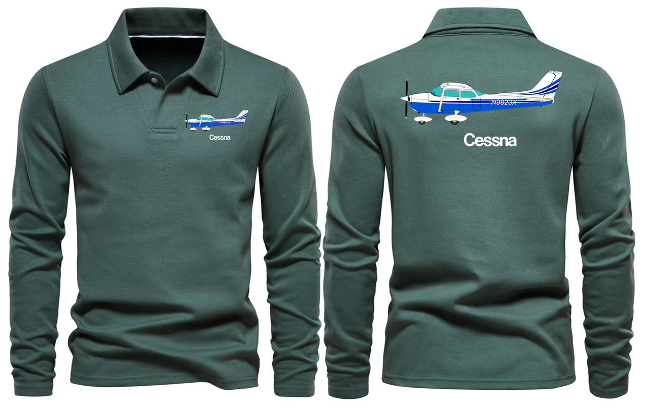 CESSNA LONG SLEEVE  POLO