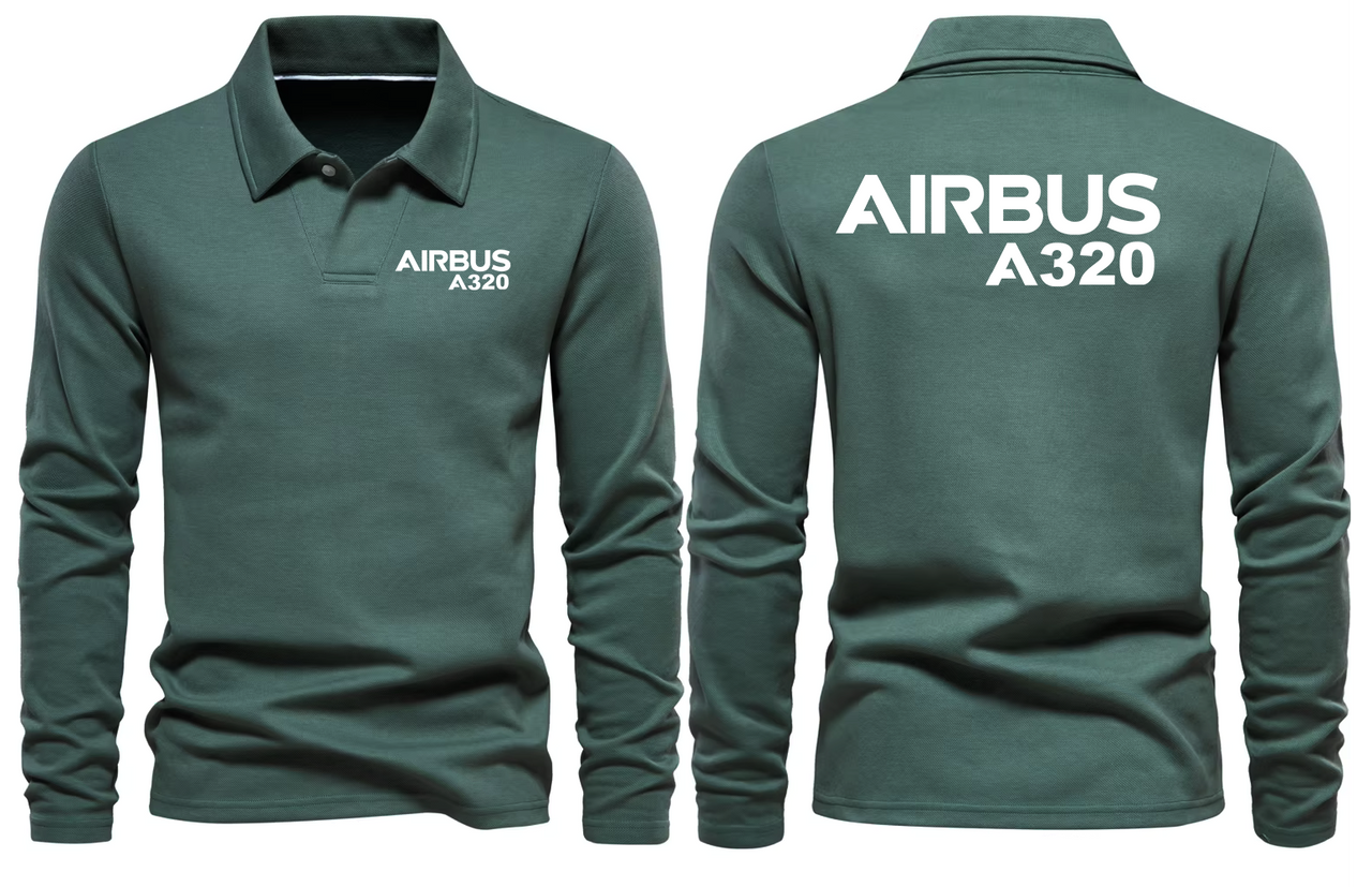 AIRBUS A320 LONG SLEEVE  POLO