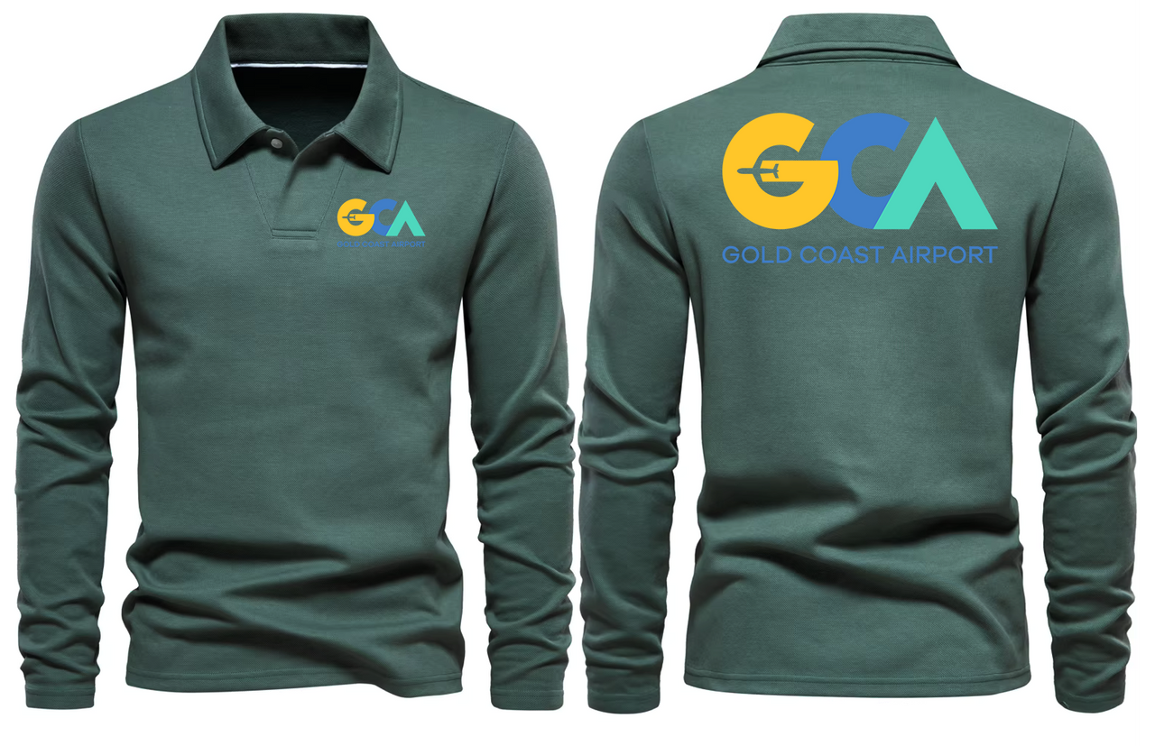 GCA AIRPORT LONG SLEEVE  POLO