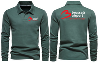 Thumbnail for AER BRUSSELS AIRPORT LONG SLEEVE  POLO