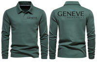 Thumbnail for GENEVE AIRPORT LONG SLEEVE  POLO