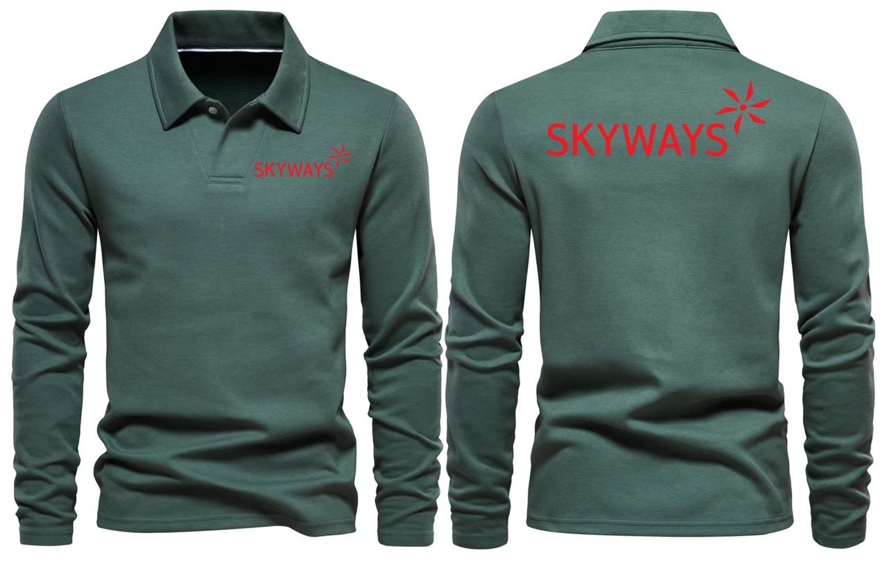 SKY WAYS LONG SLEEVE  POLO