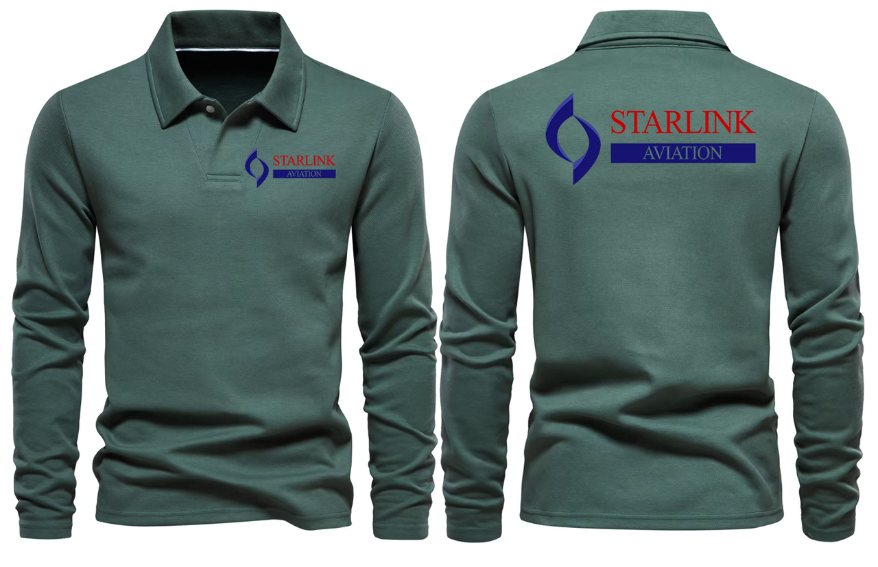 STARLINK  LONG SLEEVE  POLO