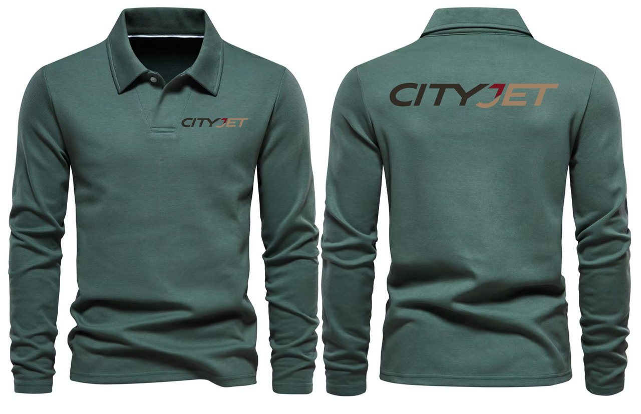 CITY JET AIR LONG SLEEVE  POLO