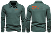 Thumbnail for DFW LONG SLEEVE  POLO