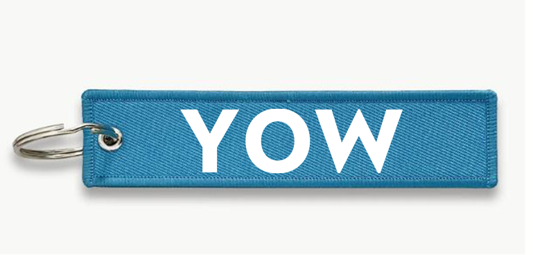 YOW  AIRPORT KEY CHAIN