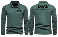 Thumbnail for PHX AIRPORT LONG SLEEVE  POLO