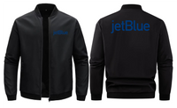 Thumbnail for JET BLUE LOOSE SOLID COLOR JACKET