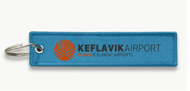 KEFLAVIK AIRPORT KEY CHAIN
