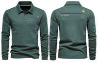 Thumbnail for NEWCASTALE AIRPORT LONG SLEEVE  POLO