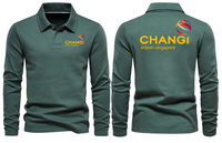 Thumbnail for CHANGI AIRPORT LONG SLEEVE  POLO