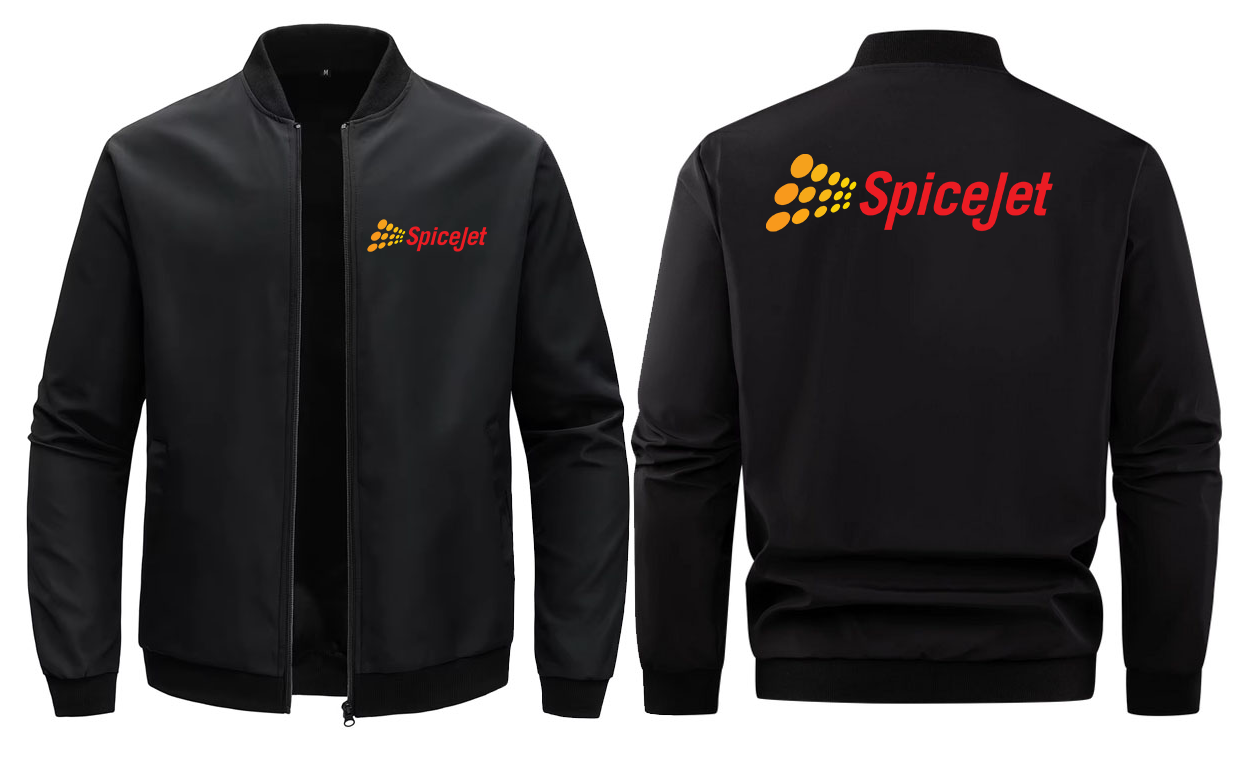 SPICEJET LOOSE SOLID COLOR JACKET
