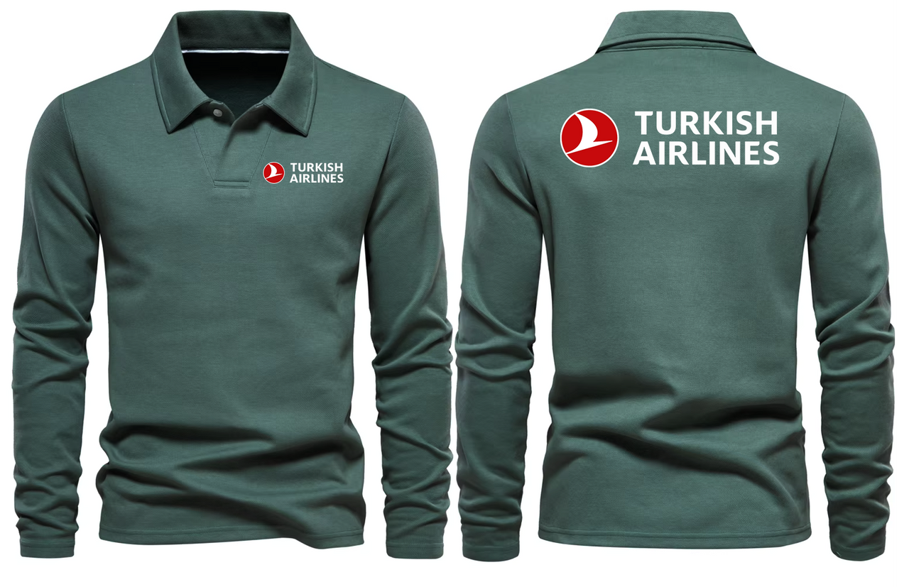 TURKISH AIRLINES LONG SLEEVE  POLO
