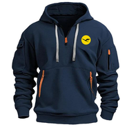 Thumbnail for LOGO LUFTHANSA AIRLINE HOODED JACKET PULLOVER
