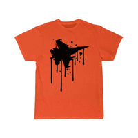 Thumbnail for blood drop graffiti fighter jet plane war air raid T Shirt THE AV8R