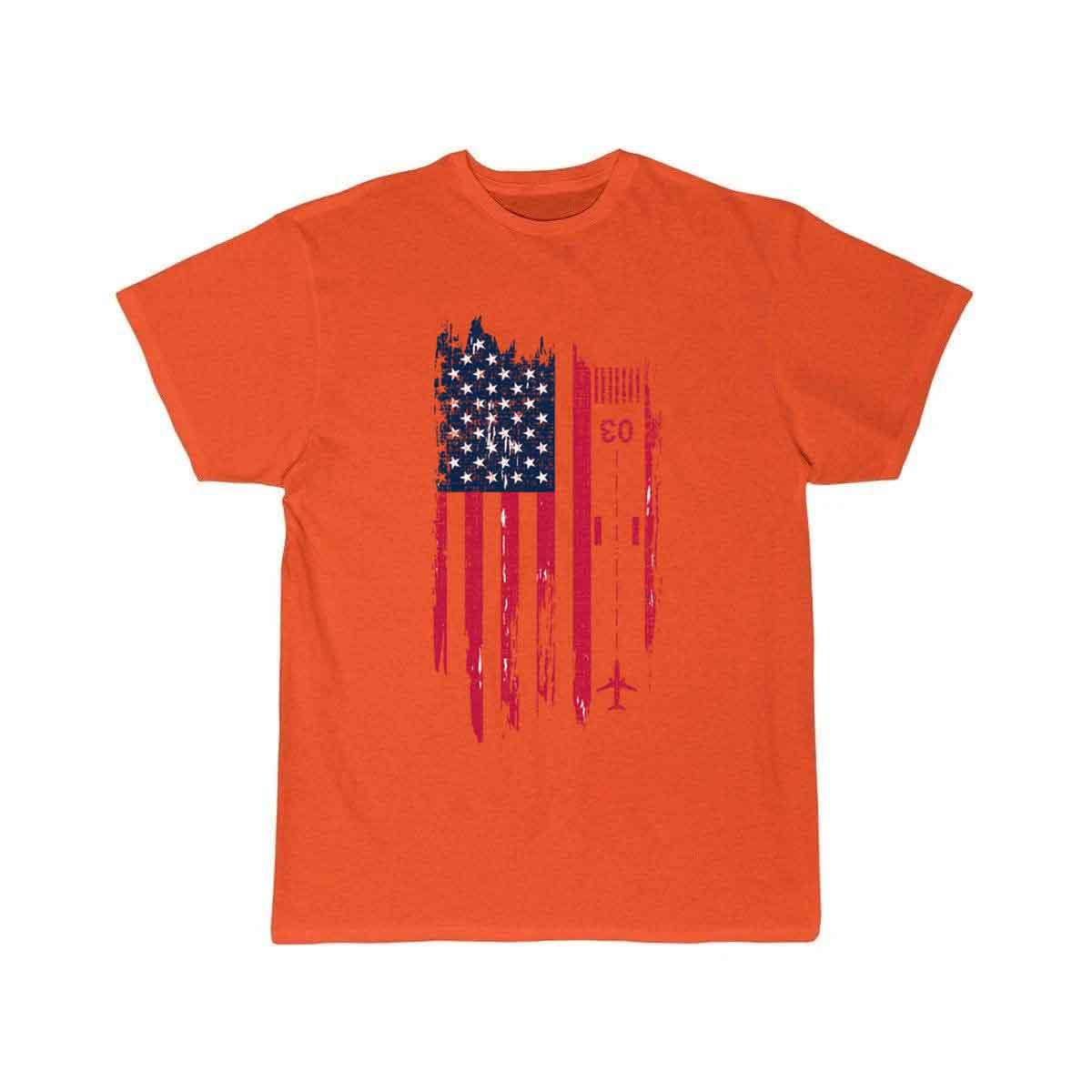 Patriotic Airplane Aviation Pilot American Flag T-SHIRT THE AV8R