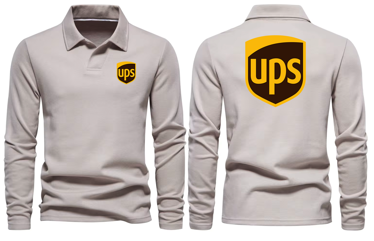 UPS AIR  LONG SLEEVE  POLO