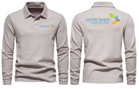 Thumbnail for MYRTLE AIRPORT LONG SLEEVE  POLO
