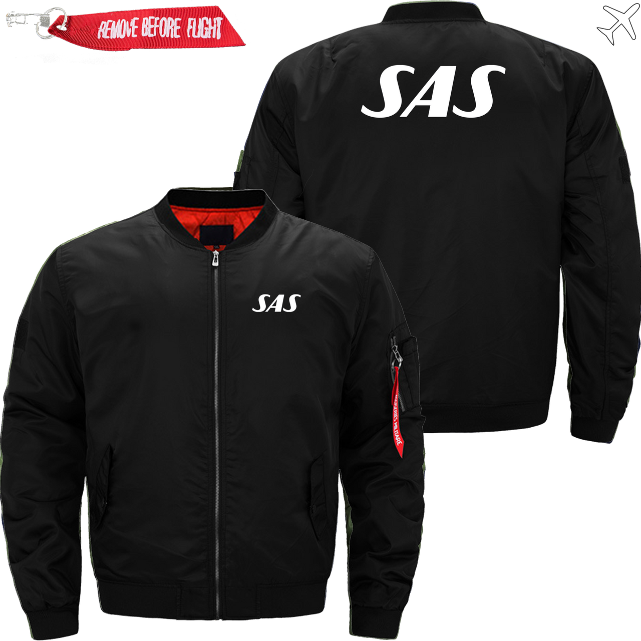 SAS AIRLINES MA1 JACKET THE AV8R