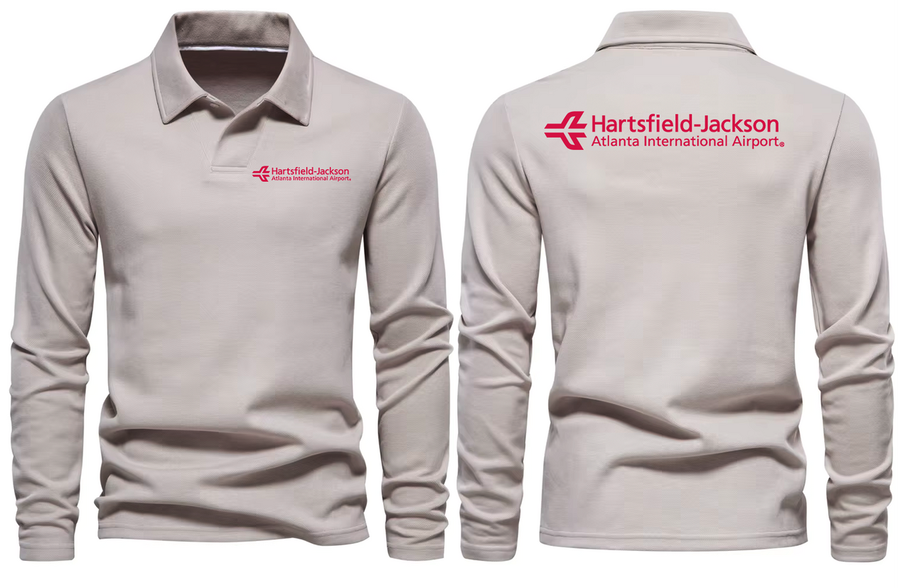 ATLANTA AIRPORT LONG SLEEVE  POLO
